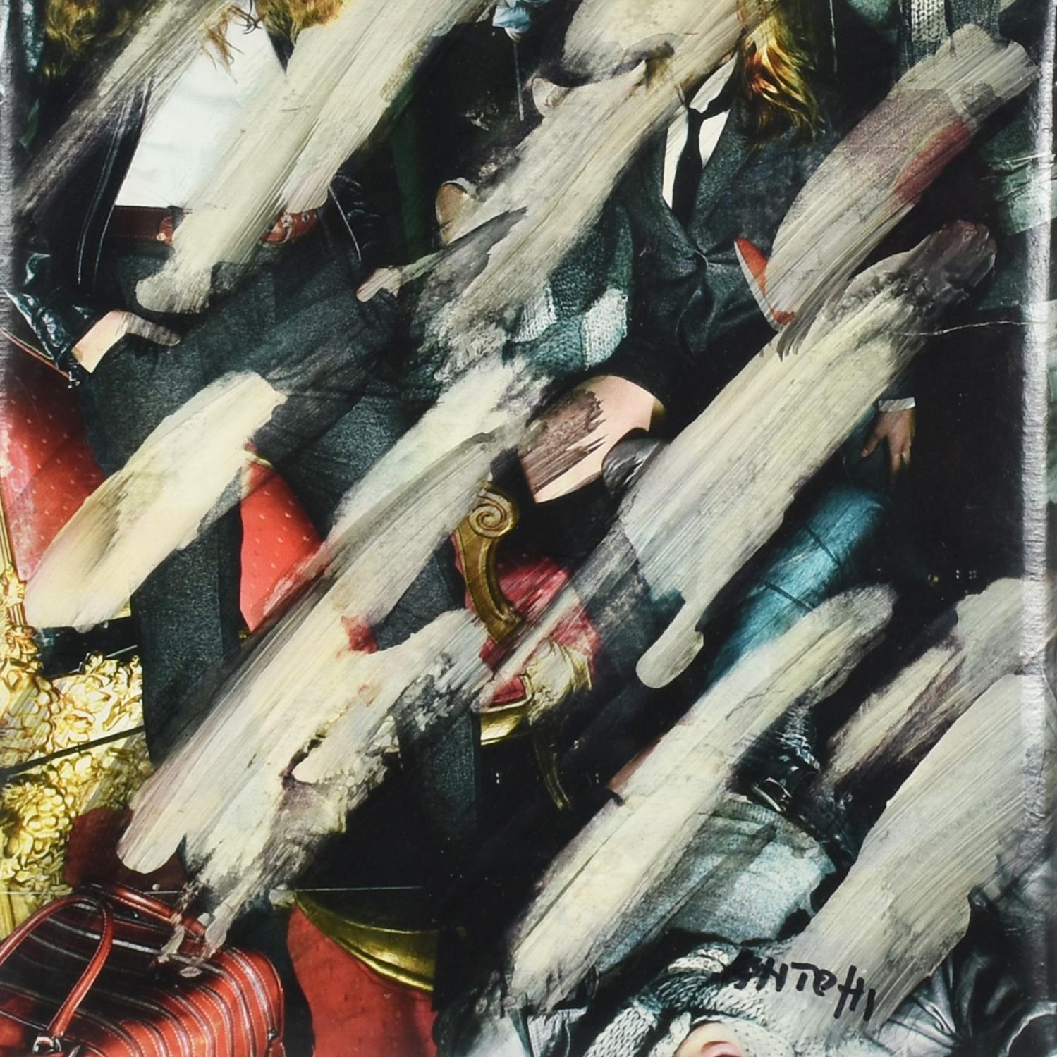 Richard Antohi (1927 - 1947) CANCELLAZIONE IN ROSSO E NERO, 2008 collage e...