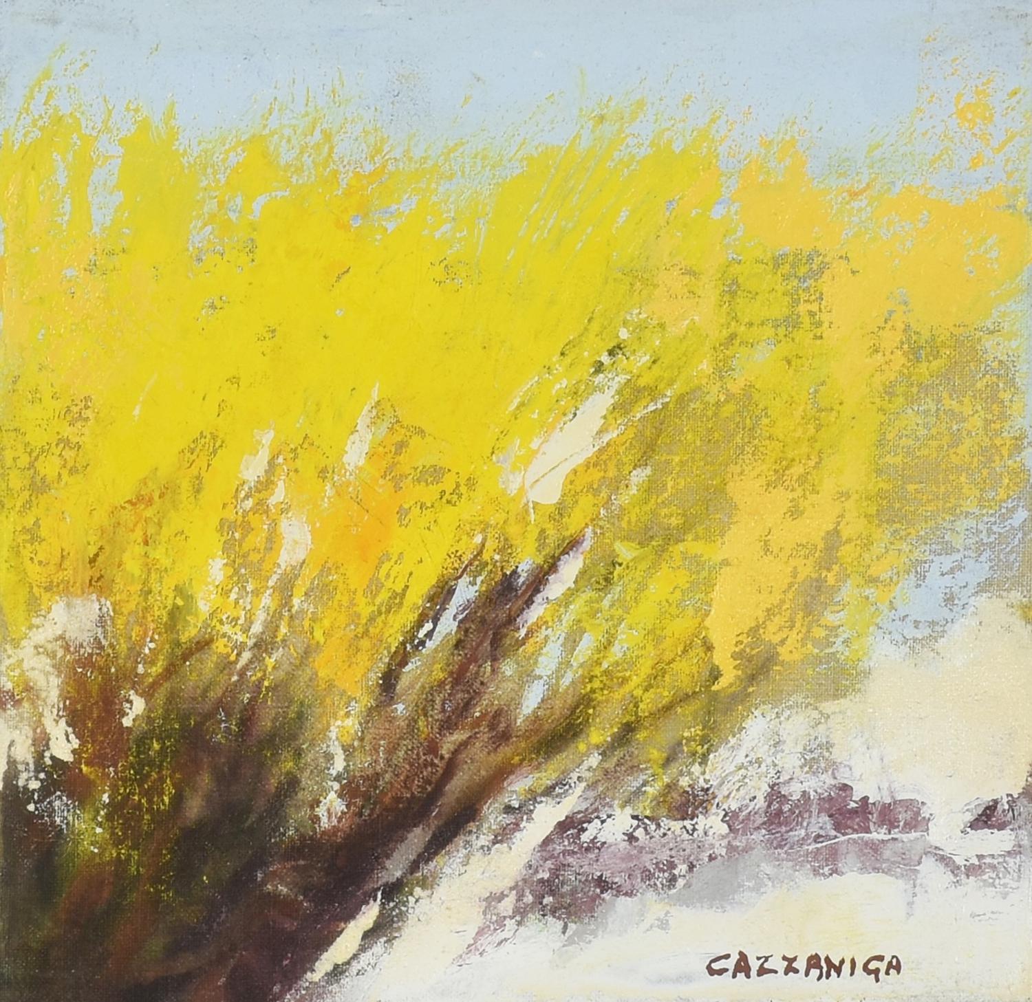 Giancarlo Cazzaniga (1930 - 2013) GINESTRE AL CONERO, 2007 olio su tela, cm...